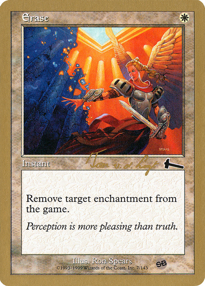Erase (Tom van de Logt) (SB) [World Championship Decks 2000] | Exor Games Truro