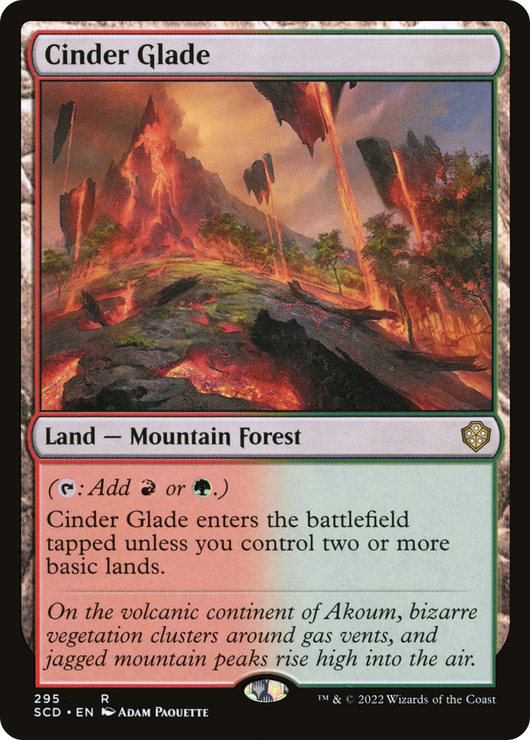 Cinder Glade [Starter Commander Decks] | Exor Games Truro