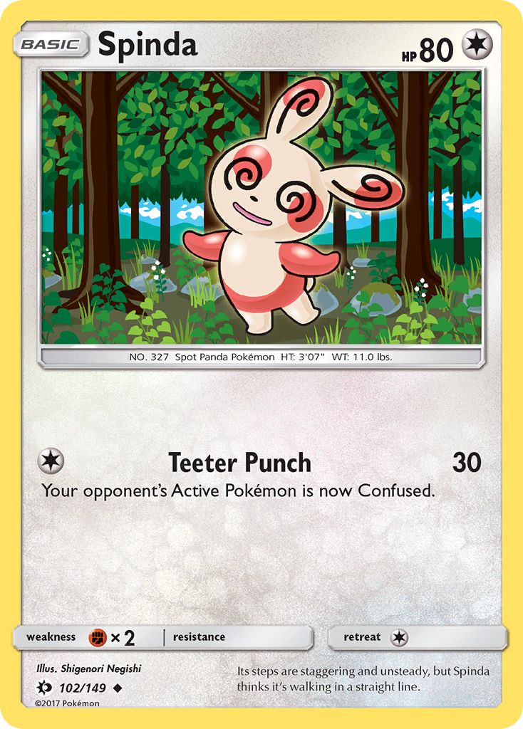 Spinda (102/149) [Sun & Moon: Base Set] | Exor Games Truro