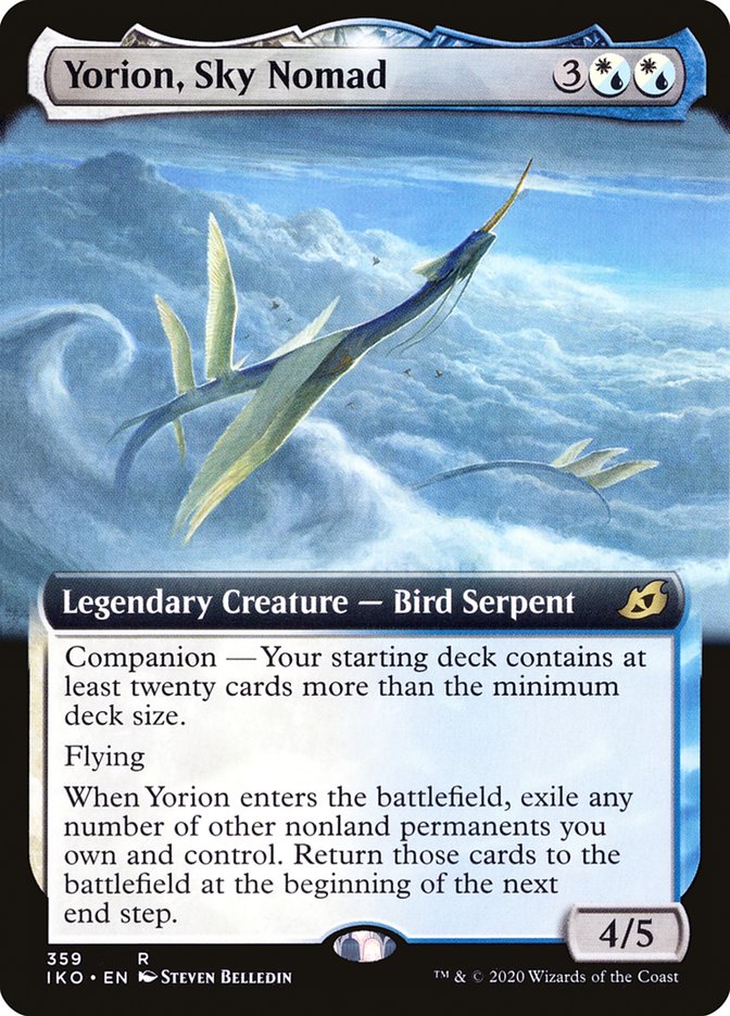 Yorion, Sky Nomad (Extended Art) [Ikoria: Lair of Behemoths] | Exor Games Truro