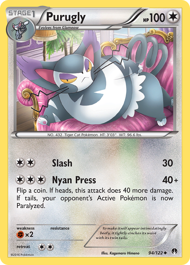 Purugly (94/122) [XY: BREAKpoint] | Exor Games Truro