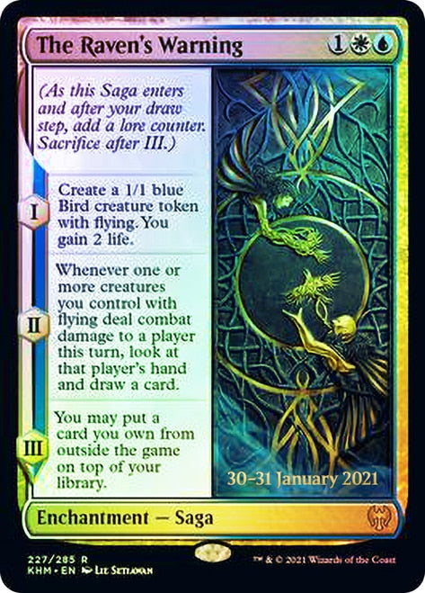 The Raven's Warning [Kaldheim Prerelease Promos] | Exor Games Truro