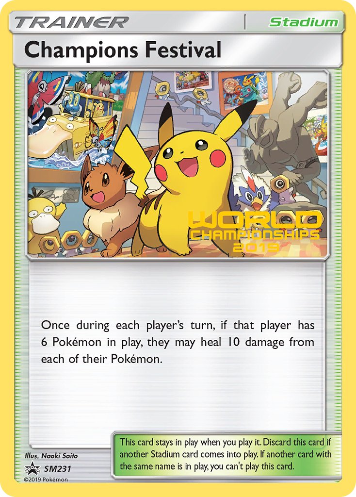 Champions Festival (SM231) (2019) [Sun & Moon: Black Star Promos] | Exor Games Truro