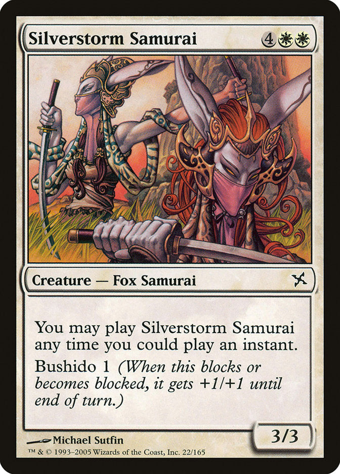 Silverstorm Samurai [Betrayers of Kamigawa] | Exor Games Truro