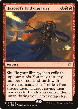 Hazoret's Undying Fury [Hour of Devastation] | Exor Games Truro