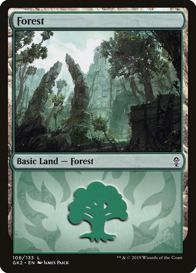 Forest (106) [Ravnica Allegiance Guild Kit] | Exor Games Truro