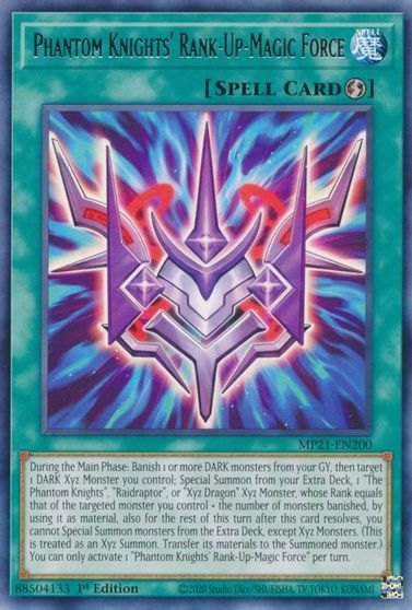 Phantom Knights' Rank-Up-Magic Force [MP21-EN200] Rare | Exor Games Truro