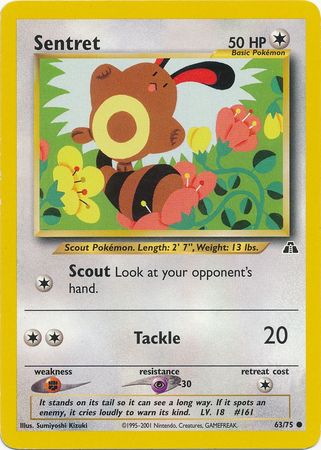 Sentret (63/75) [Neo Discovery Unlimited] | Exor Games Truro