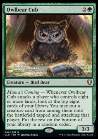 Owlbear Cub [Commander Legends: Battle for Baldur's Gate] | Exor Games Truro