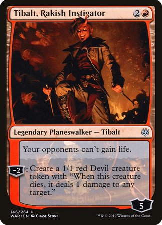 Tibalt, Rakish Instigator [War of the Spark] | Exor Games Truro