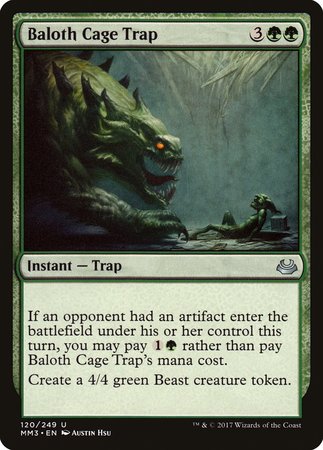 Baloth Cage Trap [Modern Masters 2017] | Exor Games Truro