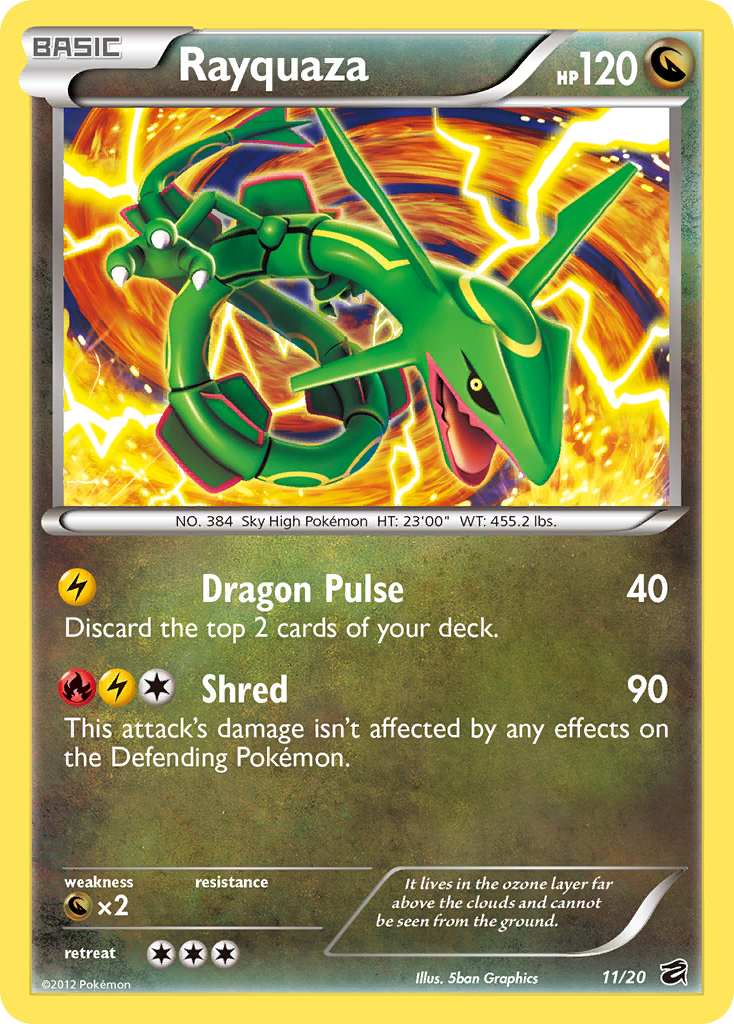 Rayquaza (11/20) [Black & White: Dragon Vault] | Exor Games Truro