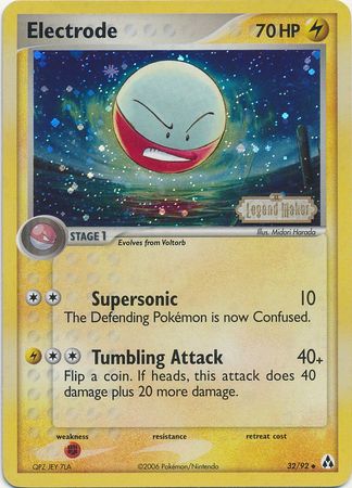 Electrode (32/92) (Stamped) [EX: Legend Maker] | Exor Games Truro