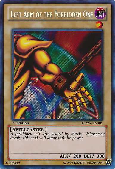 Left Arm of the Forbidden One [LCYW-EN305] Secret Rare | Exor Games Truro