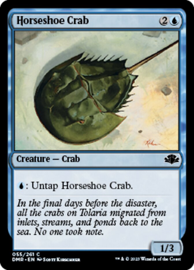 Horseshoe Crab [Dominaria Remastered] | Exor Games Truro