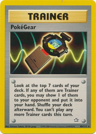 PokeGear (88/111) [Neo Genesis Unlimited] | Exor Games Truro