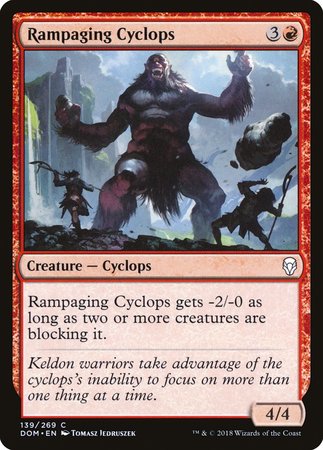 Rampaging Cyclops [Dominaria] | Exor Games Truro