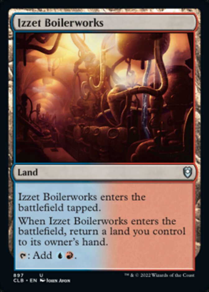 Izzet Boilerworks [Commander Legends: Battle for Baldur's Gate] | Exor Games Truro