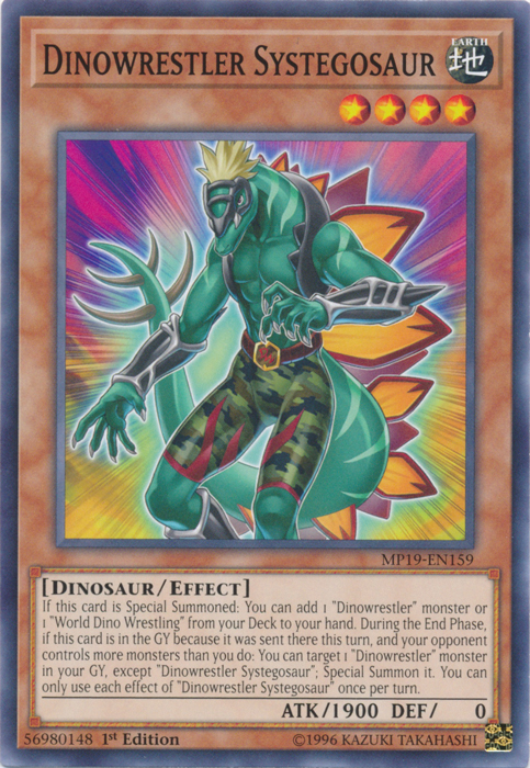 Dinowrestler Systegosaur [MP19-EN159] Common | Exor Games Truro