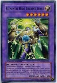 Elemental Hero Thunder Giant [MF01-EN001] Parallel Rare | Exor Games Truro