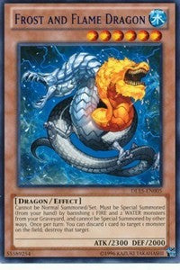 Frost and Flame Dragon (Blue) [DL15-EN005] Rare | Exor Games Truro