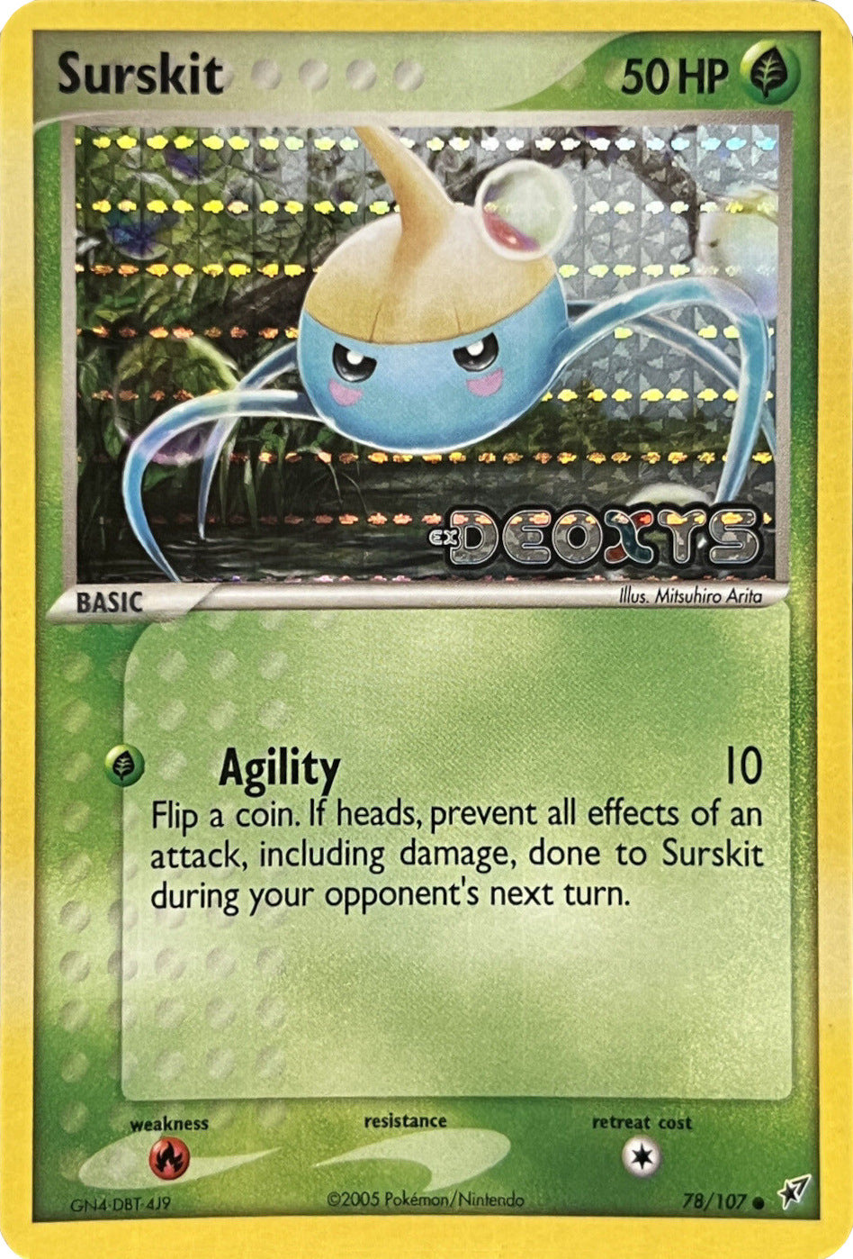 Surskit (78/107) (Stamped) [EX: Deoxys] | Exor Games Truro