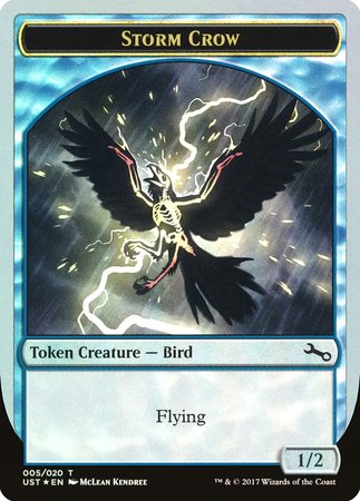 Storm Crow Token [Unstable Tokens] | Exor Games Truro