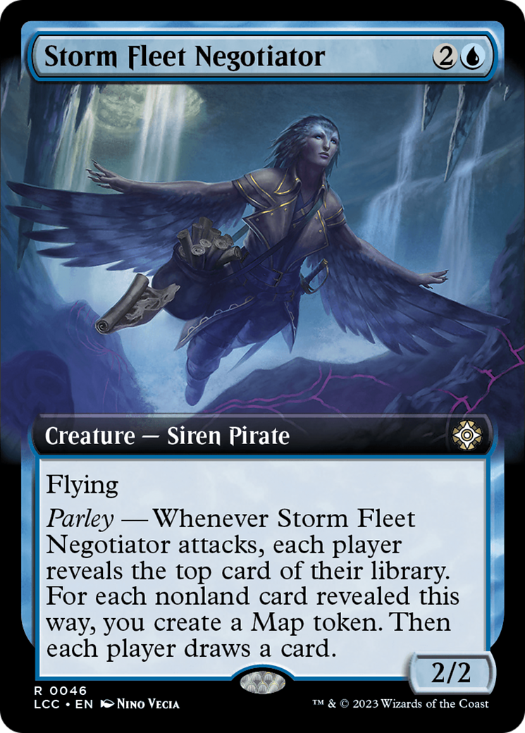 Storm Fleet Negotiator (Extended Art) [The Lost Caverns of Ixalan Commander] | Exor Games Truro