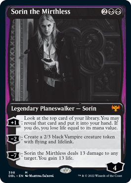 Sorin the Mirthless [Innistrad: Double Feature] | Exor Games Truro