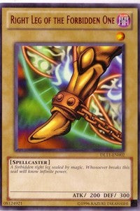 Right Leg of the Forbidden One (Red) [DL11-EN002] Rare | Exor Games Truro