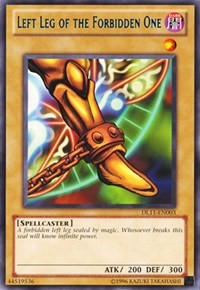 Left Leg of the Forbidden One (Blue) [DL11-EN003] Rare | Exor Games Truro