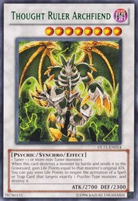 Thought Ruler Archfiend (Green) [DL11-EN014] Rare | Exor Games Truro