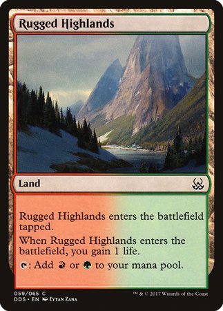 Rugged Highlands [Duel Decks: Mind vs. Might] | Exor Games Truro