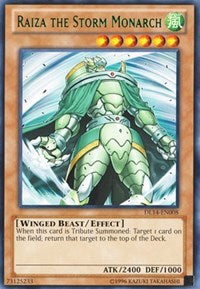 Raiza the Storm Monarch (Green) [DL14-EN008] Rare | Exor Games Truro