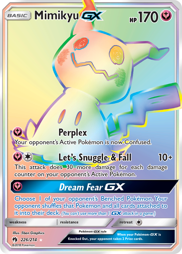 Mimikyu GX (226/214) [Sun & Moon: Lost Thunder] | Exor Games Truro