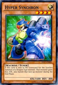 Hyper Synchron (Blue) [DL17-EN006] Rare | Exor Games Truro