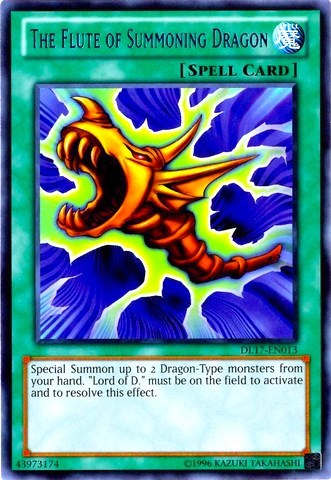 The Flute of Summoning Dragon (Blue) [DL17-EN013] Rare | Exor Games Truro