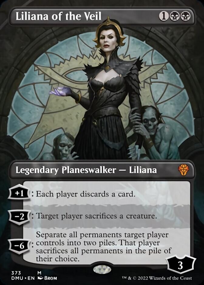 Liliana of the Veil (Borderless) [Dominaria United] | Exor Games Truro