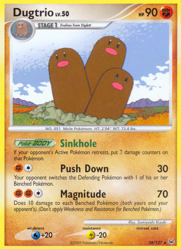 Dugtrio (24/127) [Platinum: Base Set] | Exor Games Truro