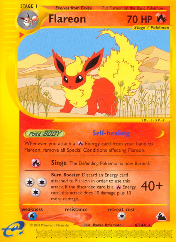 Flareon (8/144) [Skyridge] | Exor Games Truro