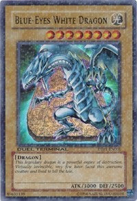 Blue-Eyes White Dragon [DTP1-EN001] Super Rare | Exor Games Truro