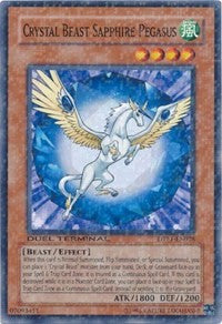 Crystal Beast Sapphire Pegasus [DTP1-EN028] Common | Exor Games Truro