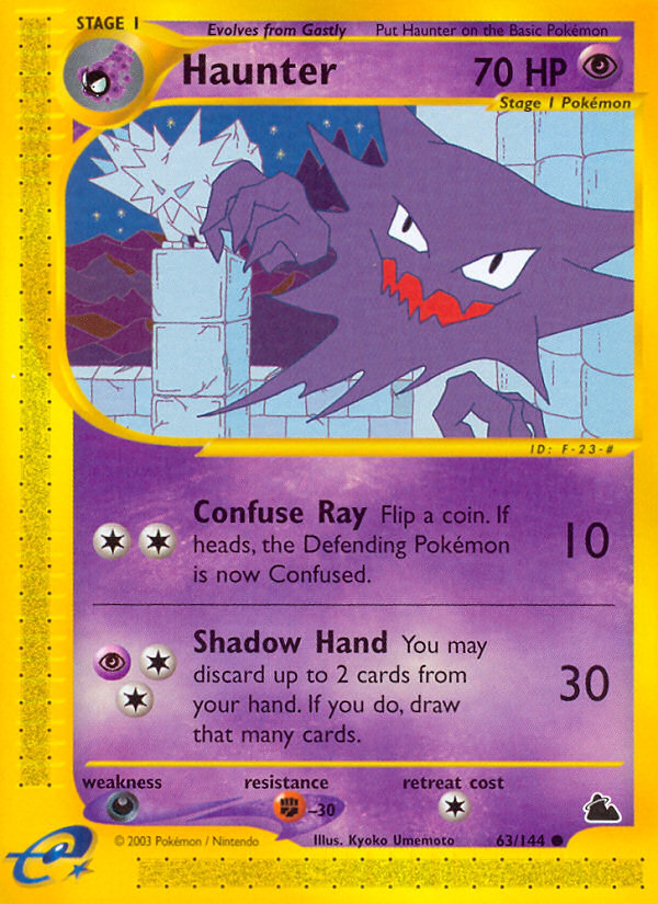 Haunter (63/144) [Skyridge] | Exor Games Truro