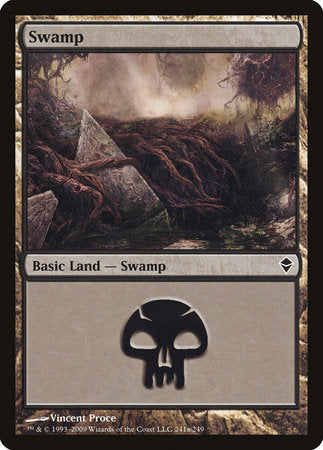 Swamp (241a) [Zendikar] | Exor Games Truro
