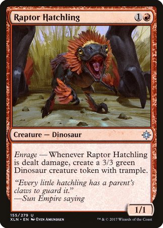 Raptor Hatchling [Ixalan] | Exor Games Truro