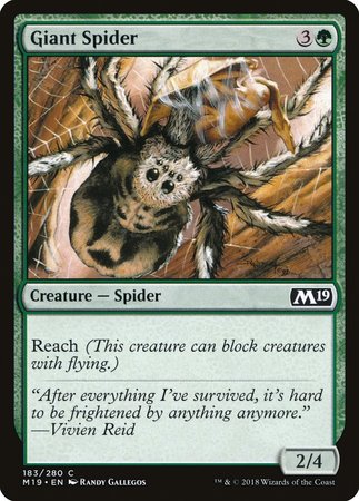 Giant Spider [Core Set 2019] | Exor Games Truro