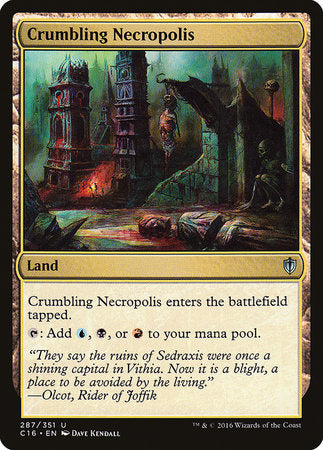 Crumbling Necropolis [Commander 2016] | Exor Games Truro