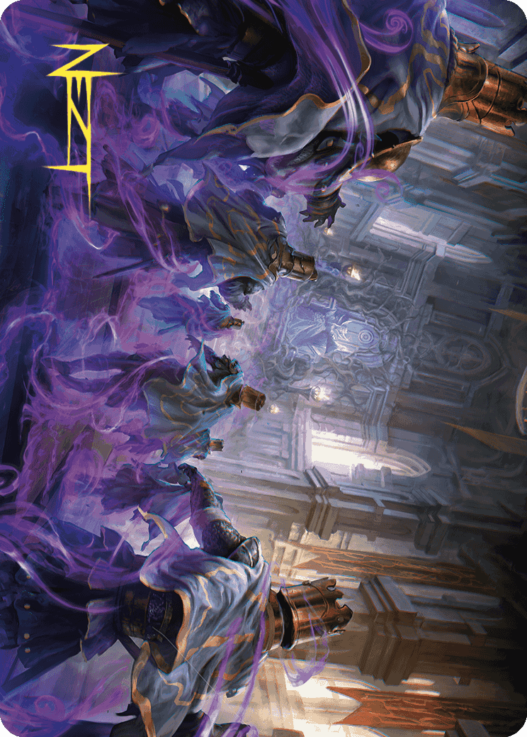 Eerie Interference Art Card (Gold-Stamped Signature) [Wilds of Eldraine Art Series] | Exor Games Truro