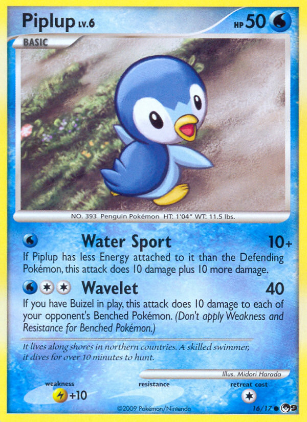 Piplup (16/17) [POP Series 9] | Exor Games Truro