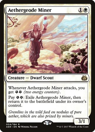 Aethergeode Miner [Aether Revolt] | Exor Games Truro